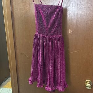 Elegant Sparkly Purple Women's Deess